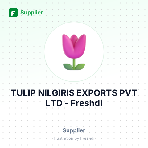 TULIP NILGIRIS EXPORTS PVT LTD – summary card, no photo uploaded yet