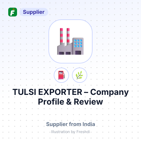 TULSI EXPORTER – summary card, no photo uploaded yet