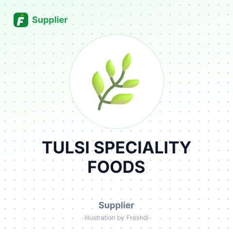 TULSI SPECIALITY FOODS – summary card, no photo uploaded yet