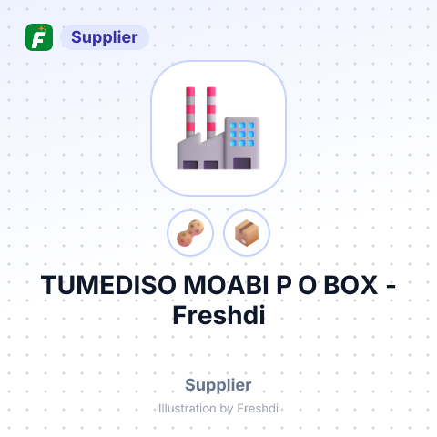 TUMEDISO MOABI P O BOX – summary card, no photo uploaded yet
