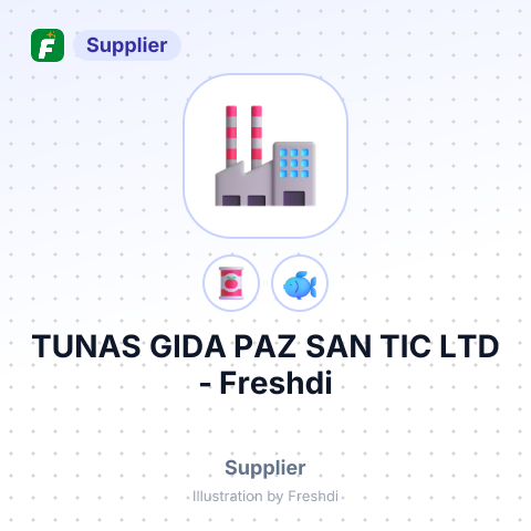 TUNAS GIDA PAZ SAN TIC LTD – summary card, no photo uploaded yet