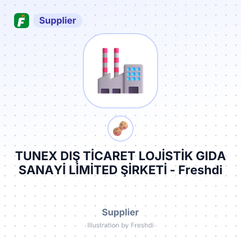 TUNEX DIŞ TİCARET LOJİSTİK GIDA SANAYİ LİMİTED ŞİRKETİ – summary card, no photo uploaded yet