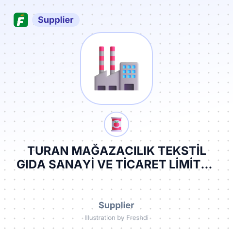 TURAN MAĞAZACILIK TEKSTİL GIDA SANAYİ VE TİCARET LİMİTED ŞİRKETİ – summary card, no photo uploaded yet