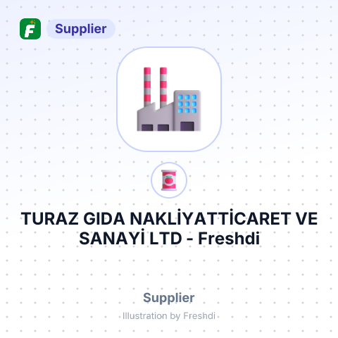 TURAZ GIDA NAKLİYATTİCARET VE SANAYİ LTD – summary card, no photo uploaded yet