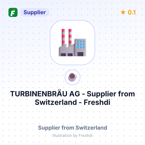 TURBINENBRÄU AG – summary card, no photo uploaded yet