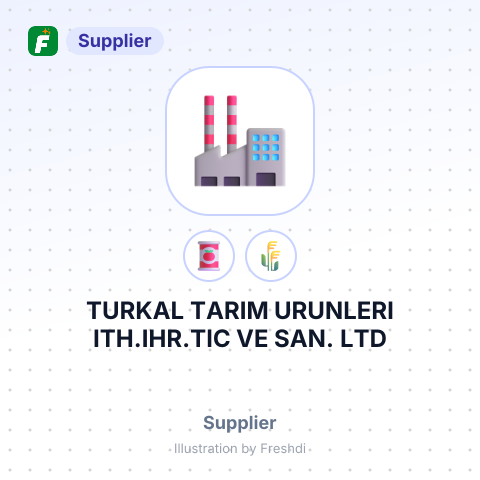 TURKAL TARIM URUNLERI ITH.IHR.TIC VE SAN. LTD – summary card, no photo uploaded yet