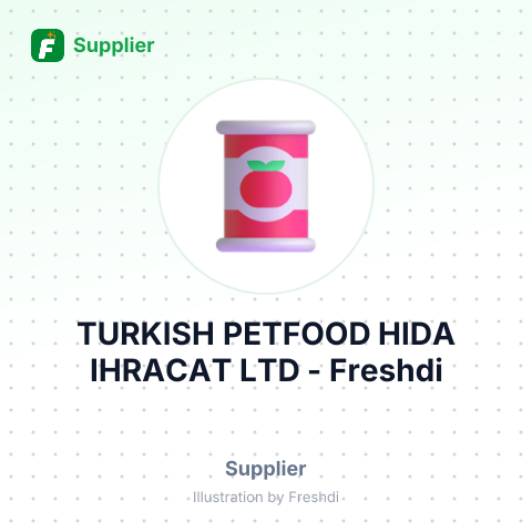 TURKISH PETFOOD HIDA IHRACAT LTD – summary card, no photo uploaded yet