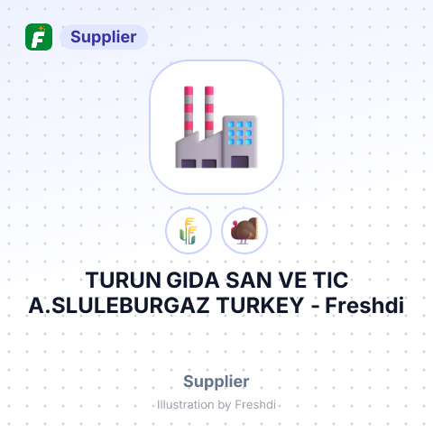 TURUN GIDA SAN VE TIC A.SLULEBURGAZ TURKEY – summary card, no photo uploaded yet