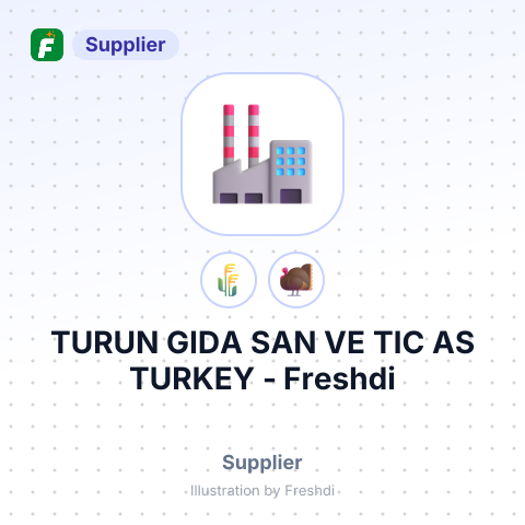 TURUN GIDA SAN VE TIC AS TURKEY – summary card, no photo uploaded yet