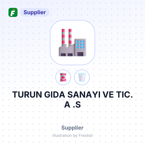TURUN GIDA SANAYI VE TIC. A .S – summary card, no photo uploaded yet