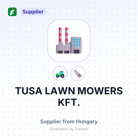 TUSA LAWN MOWERS KFT. – summary card, no photo uploaded yet
