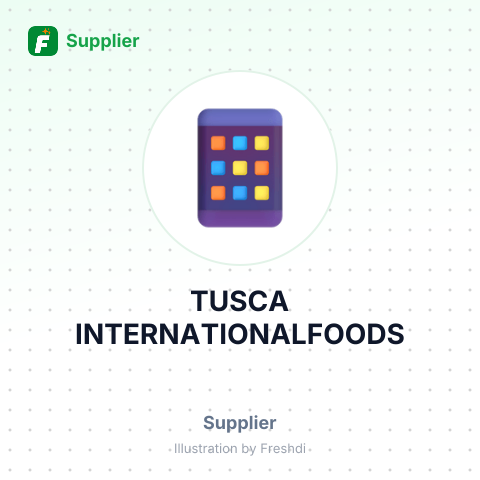 TUSCA INTERNATIONALFOODS – summary card, no photo uploaded yet