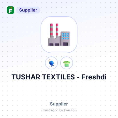 TUSHAR TEXTILES – summary card, no photo uploaded yet