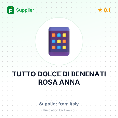 TUTTO DOLCE DI BENENATI ROSA ANNA – summary card, no photo uploaded yet
