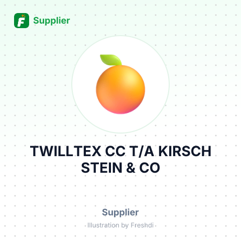 TWILLTEX CC T/A KIRSCH STEIN & CO – summary card, no photo uploaded yet