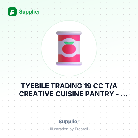 TYEBILE TRADING 19 CC T/A CREATIVE CUISINE PANTRY – summary card, no photo uploaded yet