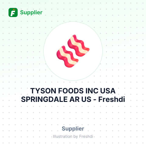 TYSON FOODS INC USA SPRINGDALE AR US – summary card, no photo uploaded yet