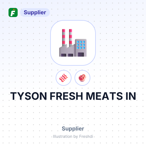 TYSON FRESH MEATS IN – summary card, no photo uploaded yet