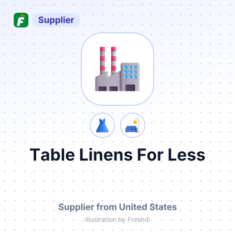 Table Linens For Less – summary card, no photo uploaded yet
