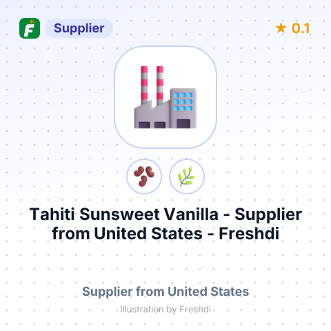 Tahiti Sunsweet Vanilla  – summary card, no photo uploaded yet