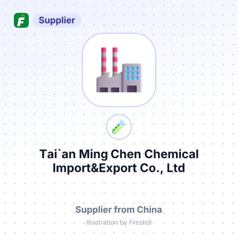 Tai`an Ming Chen Chemical Import&Export Co., Ltd – summary card, no photo uploaded yet