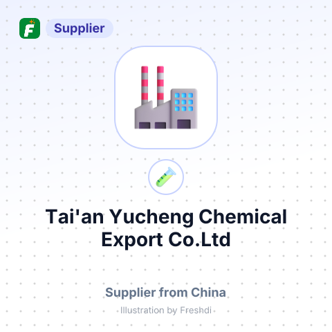 Tai'an Yucheng Chemical Export Co.Ltd – summary card, no photo uploaded yet
