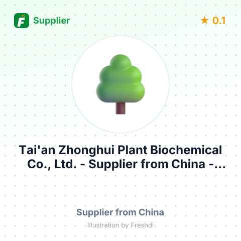 Tai'an Zhonghui Plant Biochemical Co., Ltd.  – summary card, no photo uploaded yet