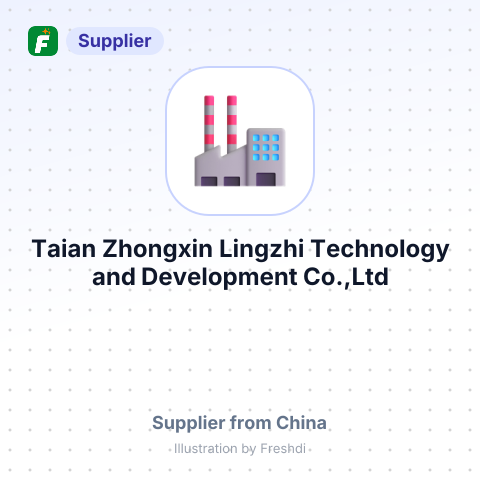 Taian Zhongxin Lingzhi Technology and Development Co.,Ltd – summary card, no photo uploaded yet