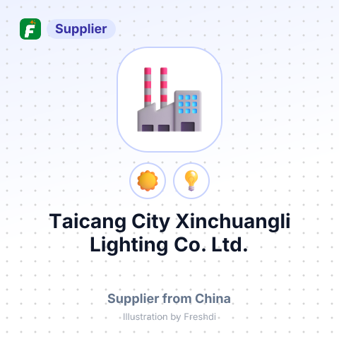 Taicang City Xinchuangli Lighting Co.,Ltd. – summary card, no photo uploaded yet