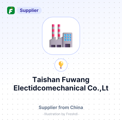 Taishan Fuwang Electidcomechanical Co.,Lt – summary card, no photo uploaded yet