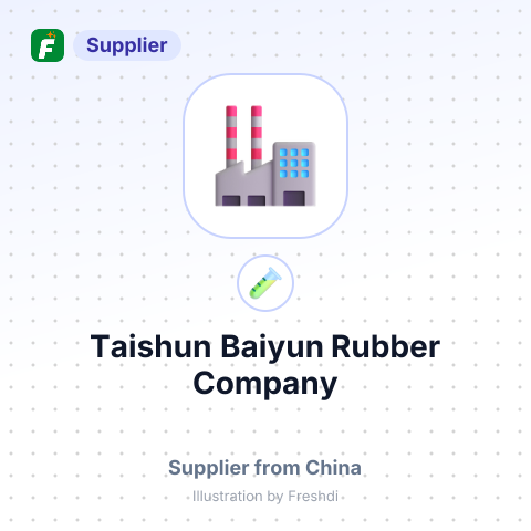 Taishun Baiyun Rubber Company – summary card, no photo uploaded yet