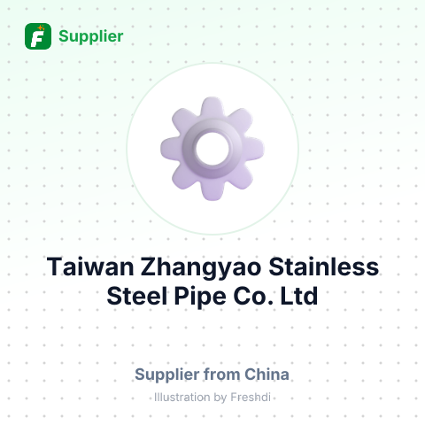 Taiwan Zhangyao Stainless Steel Pipe Co.,Ltd – summary card, no photo uploaded yet