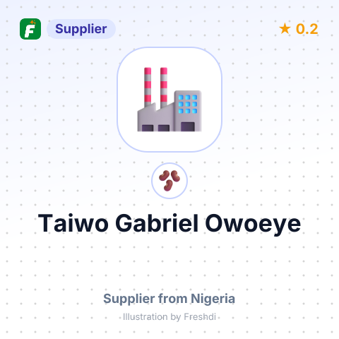 Taiwo Gabriel Owoeye – summary card, no photo uploaded yet