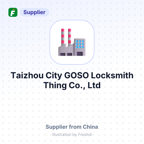 Taizhou City GOSO Locksmith Thing Co., Ltd – summary card, no photo uploaded yet