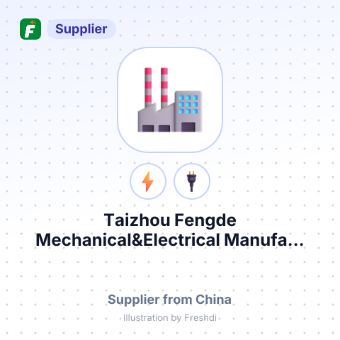Taizhou Fengde Mechanical&Electrical Manufa... – summary card, no photo uploaded yet