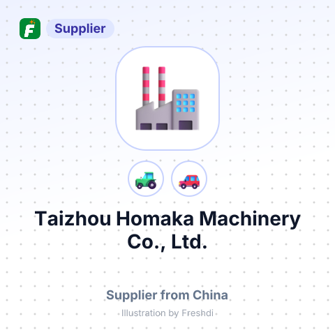 Taizhou Homaka Machinery Co., Ltd. – summary card, no photo uploaded yet