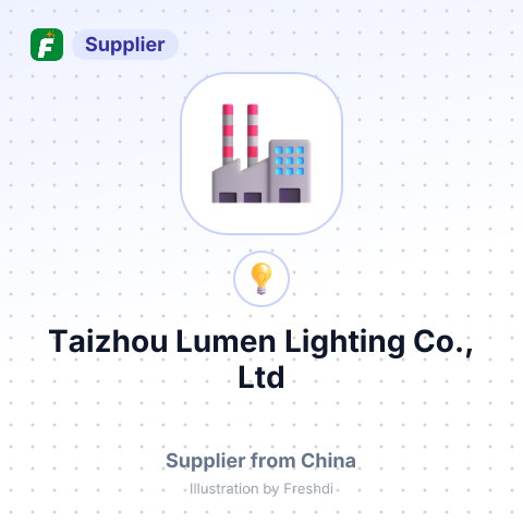 Taizhou Lumen Lighting Co., Ltd – summary card, no photo uploaded yet