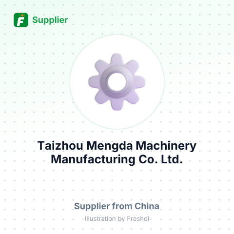 Taizhou Mengda Machinery Manufacturing Co., Ltd. – summary card, no photo uploaded yet