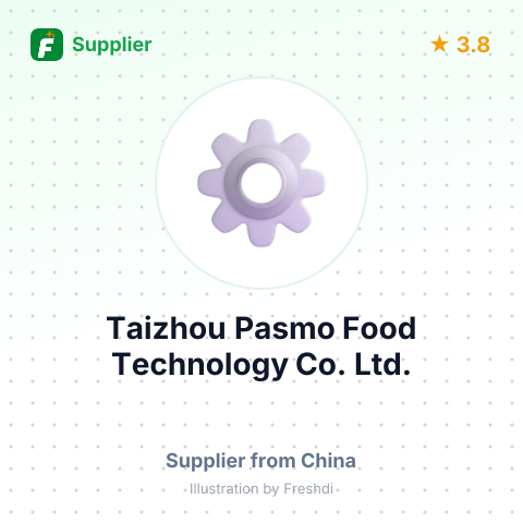 Taizhou Pasmo Food Technology Co., Ltd. – summary card, no photo uploaded yet