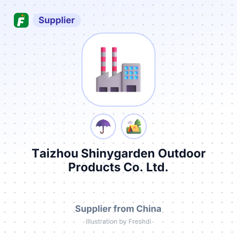 Taizhou Shinygarden Outdoor Products Co., Ltd. – summary card, no photo uploaded yet