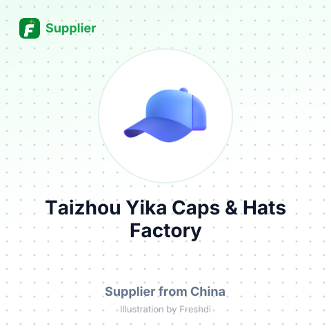 Taizhou Yika Caps & Hats Factory – summary card, no photo uploaded yet