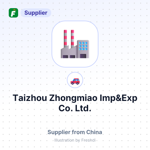 Taizhou Zhongmiao Imp&Exp Co., Ltd. – summary card, no photo uploaded yet