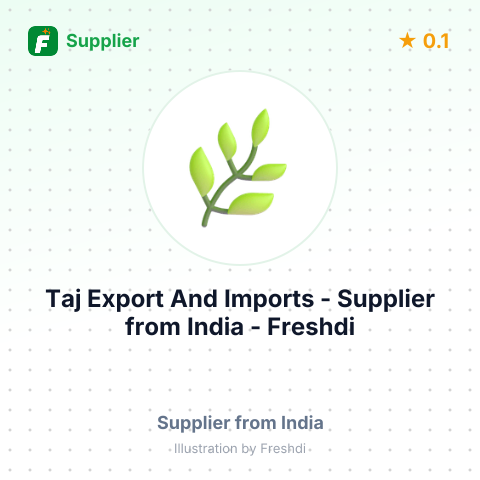 Taj Export And Imports  – summary card, no photo uploaded yet