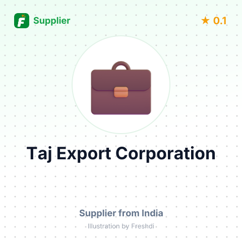 Taj Export Corporation – summary card, no photo uploaded yet