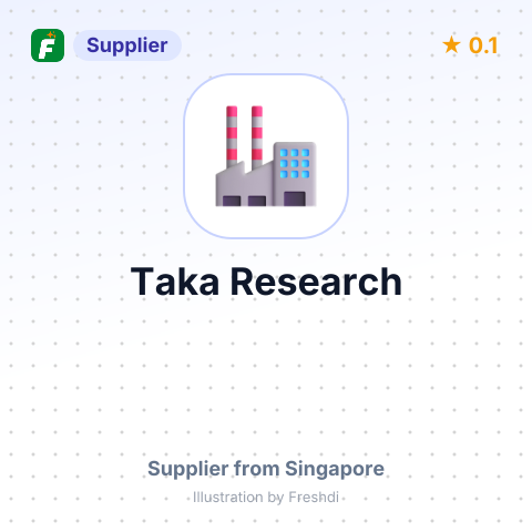 Taka Research – summary card, no photo uploaded yet