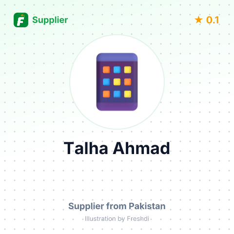 Talha Ahmad  – summary card, no photo uploaded yet