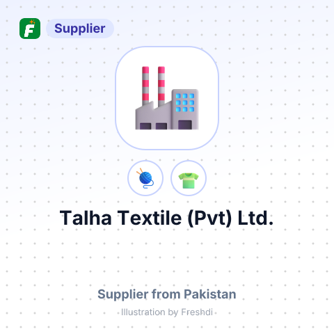 Talha Textile (Pvt) Ltd. – summary card, no photo uploaded yet