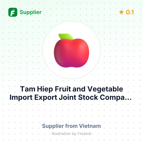 Tam Hiep Fruit and Vegetable Import Export Joint Stock Company – summary card, no photo uploaded yet