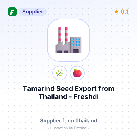 Tamarind Seed Export  – summary card, no photo uploaded yet