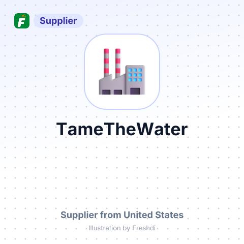 TameTheWater – summary card, no photo uploaded yet
